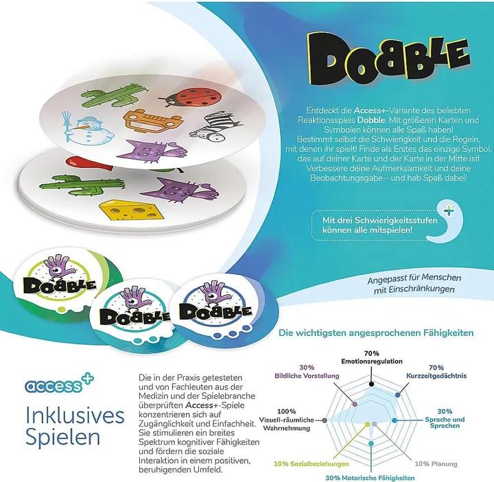 Produktbild Access+ ACCD0002 - Dobble (Deutsch, 1 - 4 Spieler)