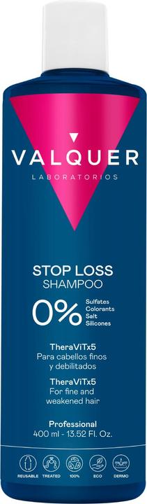 Actual product image Valquer Válquer Stop Loss Hair Loss Shampoo 400ml (400 ml, Liquid shampoo)