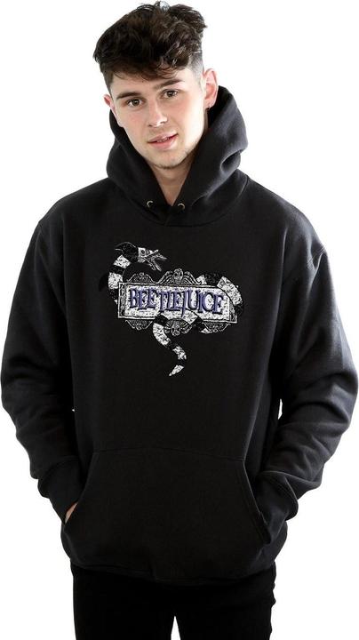 Immagine prodotto Beetlejuice Felpa con cappuccio e logo Sandworm per uomo (XL)