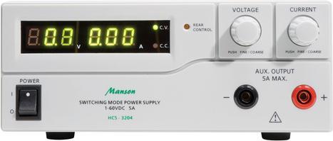 Produktbild Manson Labornetzgerät HCS- 3204 (1-60 V / 0 -5 A) mit