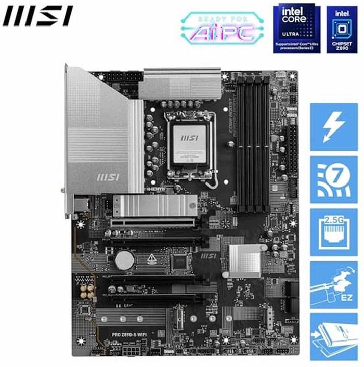 Produktbild MSI PRO Z890-S WIFI (LGA 1851, Intel Z890, ATX)