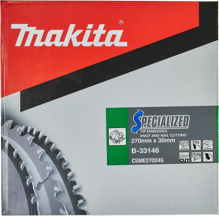 Productafbeelding Makita SPECIALIZED zaagblad 270x30x24Z