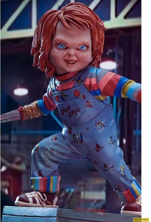 Actual product image Iron Studios Chucky, la poupée de sang statuette 1/10 Art Scale Chucky 15 cm