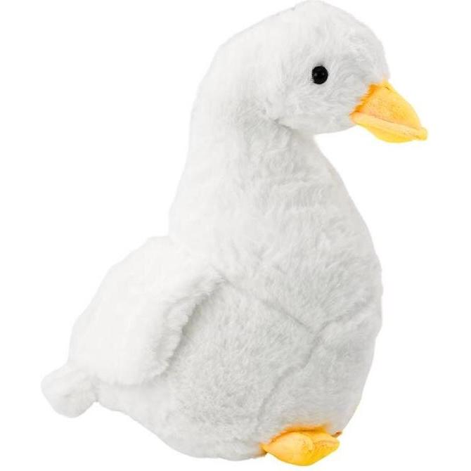 Lean Toys Plüschgans, weiss, 40 cm (40 cm) (49676268)
