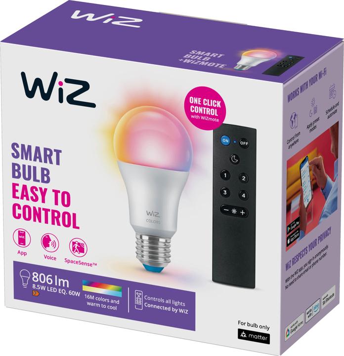 Image du produit WiZ 8720169074996 (E27, 8.50 W, 806 lm, 1 x, F)