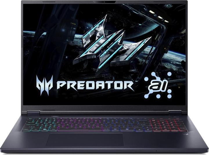 Produktbild Acer Predator Helios Neo 18/PHN18-72-994R/U9-275HX/18"/2560x1600/32GB/1TB/RTX 5070/W11H/Black/2R (18", 1024 GB, 32 GB, DE)
