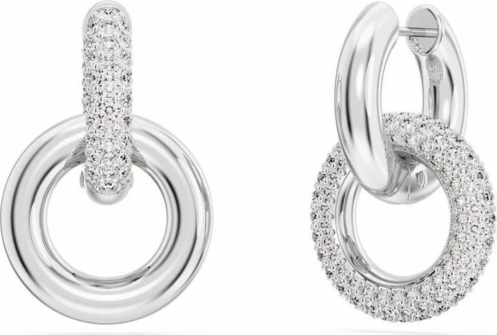 Produktbild Swarovski Dextera Kreolen Verschlungener Reif Weiss (Swarovski Metall)