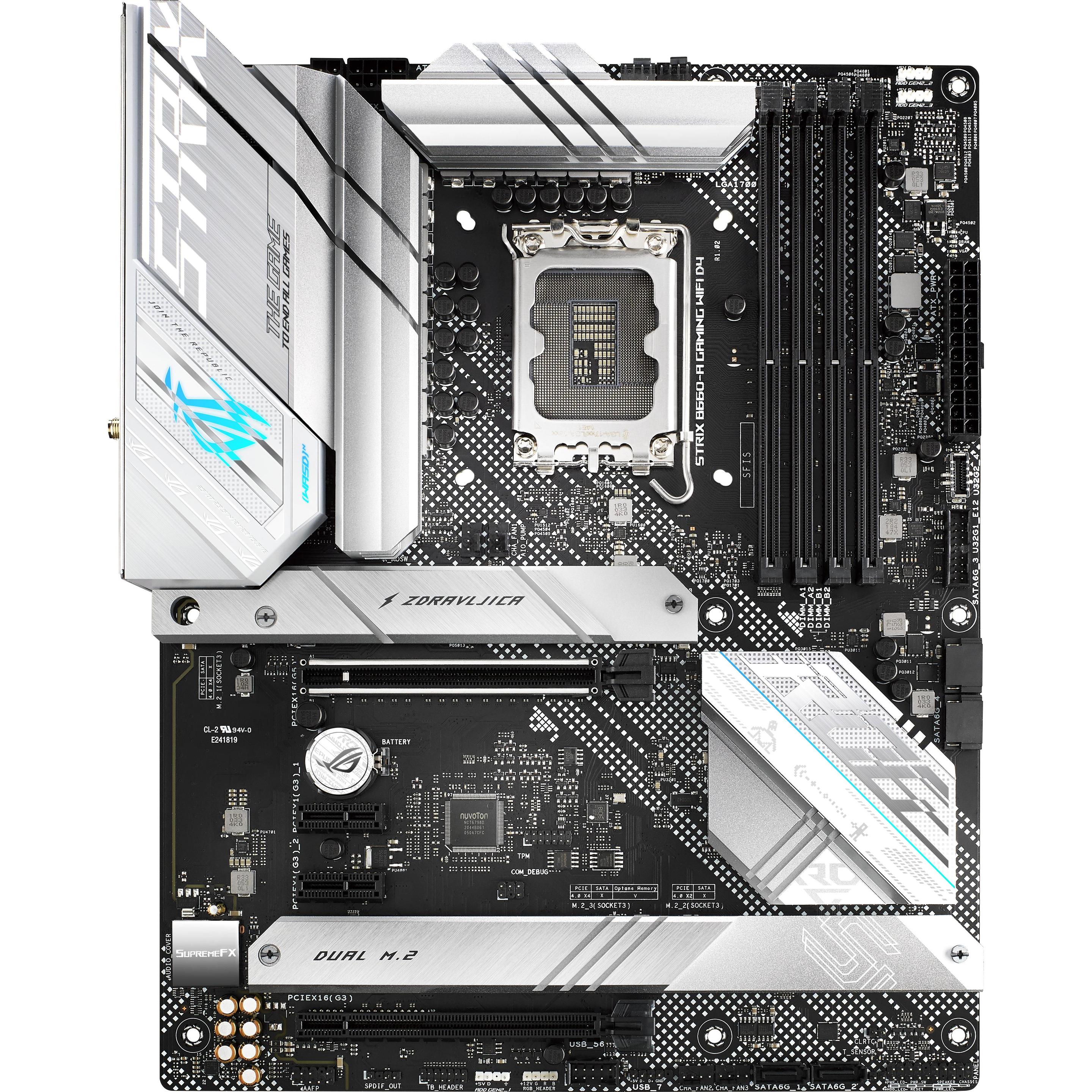 ASUS ROG STRIX B660-A GAMING D4 (LGA 1700, Intel B660, ATX), Mainboard