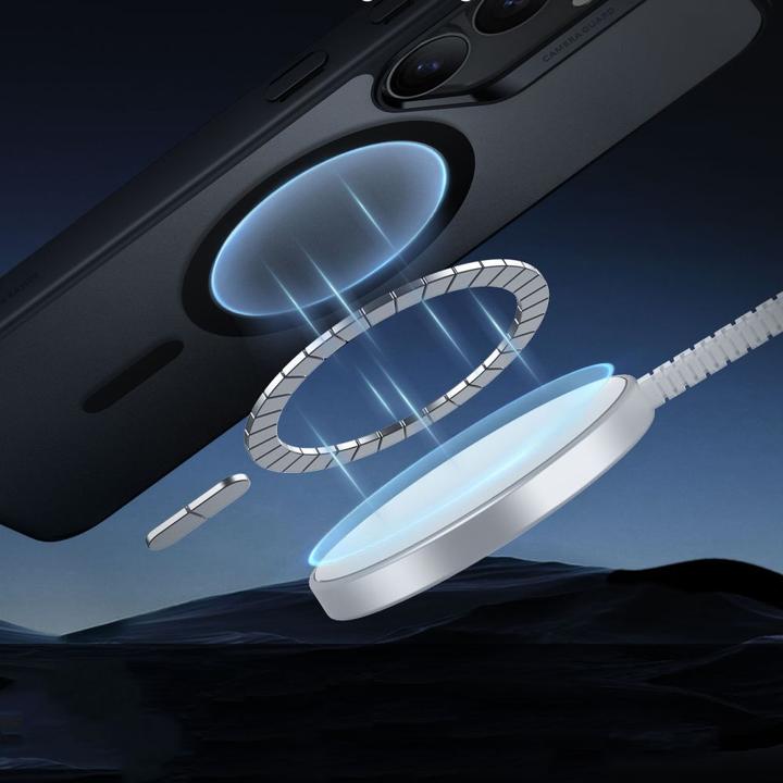 Actual product image ESR - Classic Hybrid HaloLock - Samsung Galaxy S25 Plus - Frosted Black (Samsung Galaxy S25)