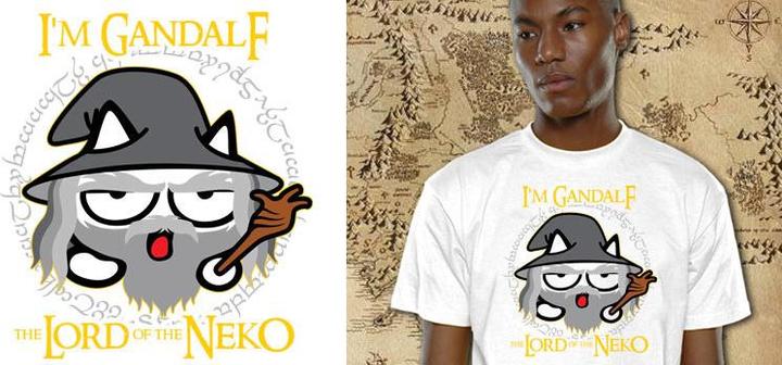 Produktbild Neko Wear Neko T- Neko Gandalf weiss (S)
