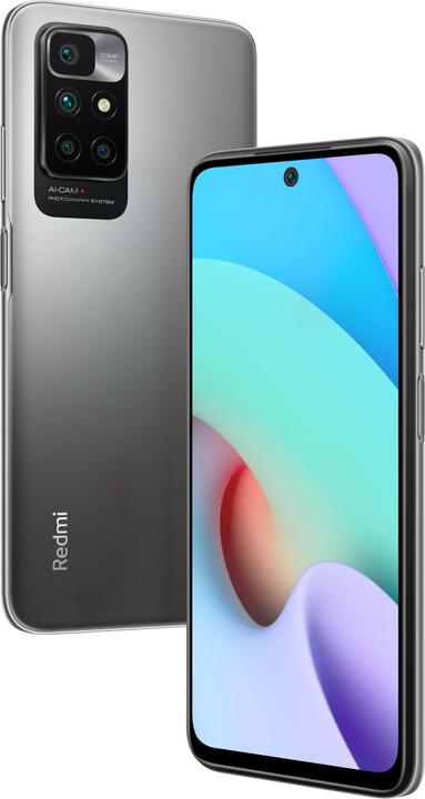 Xiaomi Redmi 10 2022 (64 GB, Grey, 6.50", Hybrid Dual SIM, 50 Mpx, 4G)