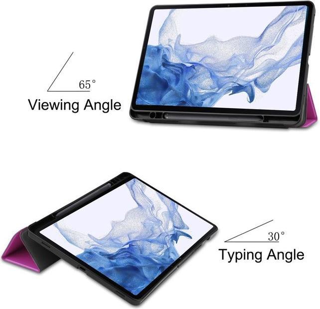 Produktbild MU Classic Dreifach faltbare Leder Hülle (Galaxy Tab S8)