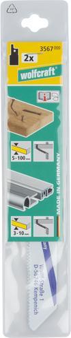 Produktbild wolfcraft 2 Säbelsägebl. BiM, Univ., grob, L=150mm