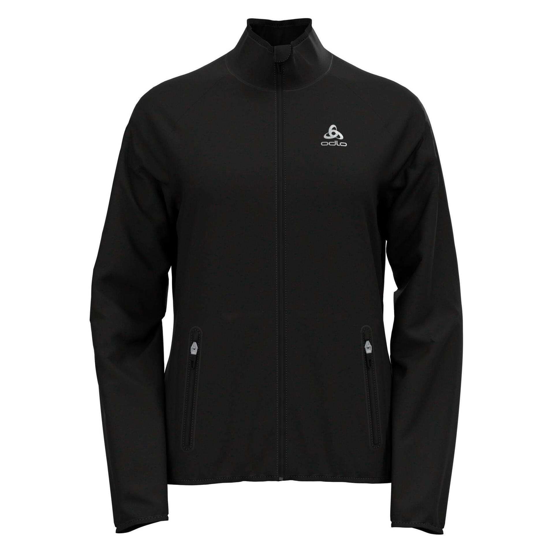Odlo, Damen, Laufjacke, Jacket Essential Light (L), Schwarz, L