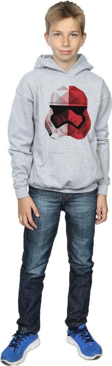 Immagine prodotto Star Wars Felpa con Cappuccio Stormtrooper Casco Cubista Ragazzi (140, 146)