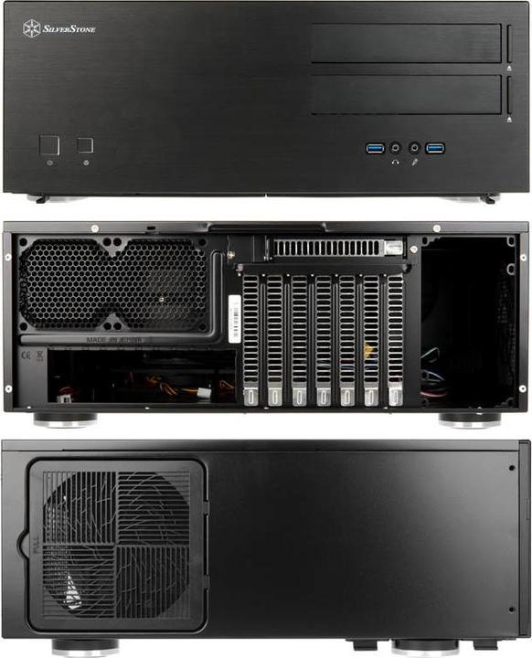 Actual product image Silverstone GD08 (ATX, mATX, SSI CEB, SSI EEB)