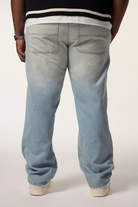 Image du produit Sthuge Jean en denim délavé, coupe Baggy Fit, 5 poches – jusqu'au 74 (70)