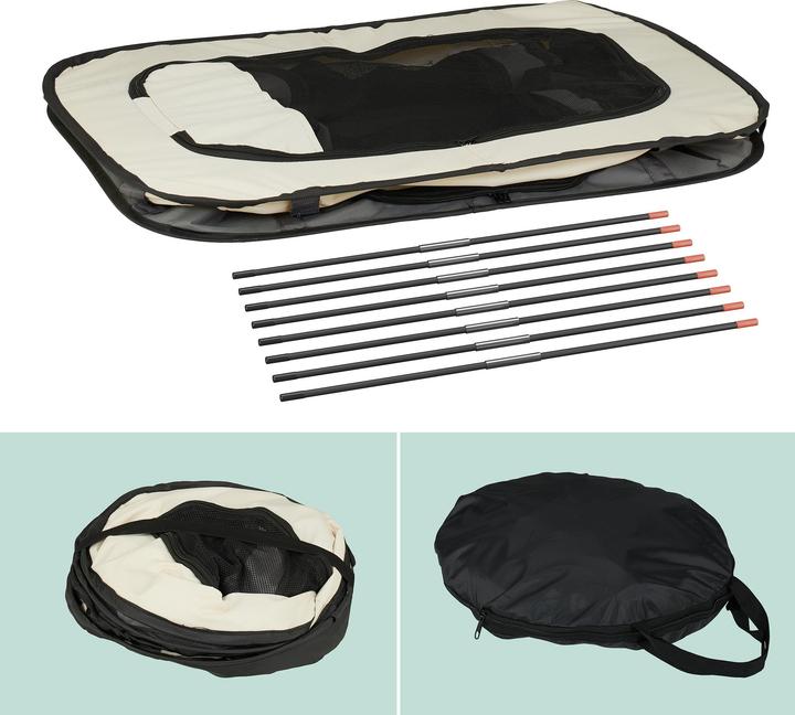 Image du produit Relaxdays Welpenauslauf faltbar drinnen & drauÃŸen (Tente pour chiens)