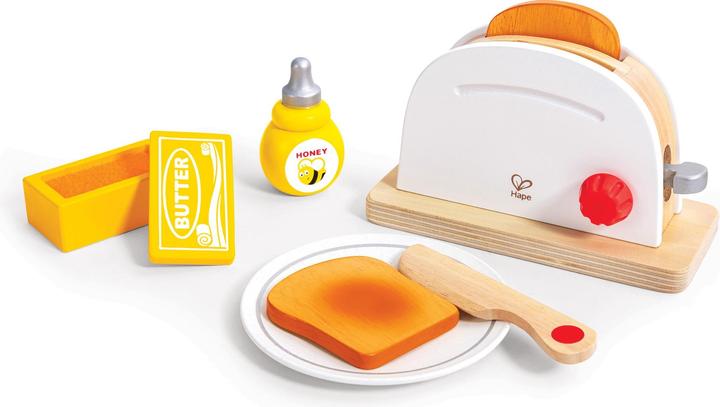 Actual product image Hape Pop-up toaster set