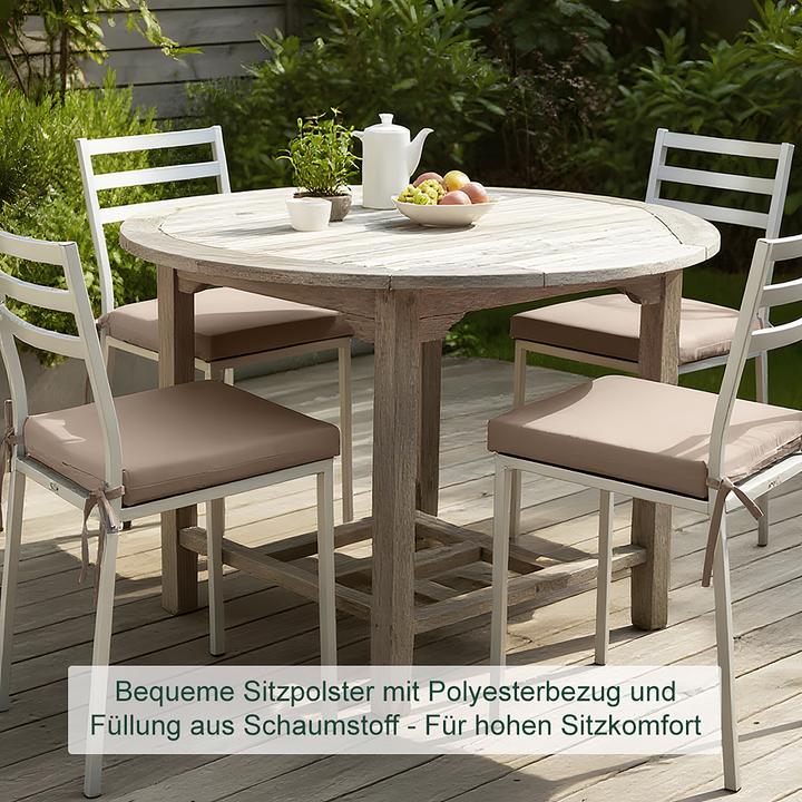 Image du produit Relaxdays 4 coussins chaise