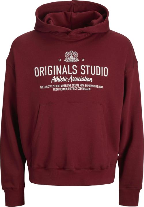 Produktbild Jack & Jones Cappuccio Felpa Tibetano Rosso (M)