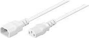 Image du produit Goobay Rallonge pour appareils froids, 3 m, blanc (3 m, C13)
