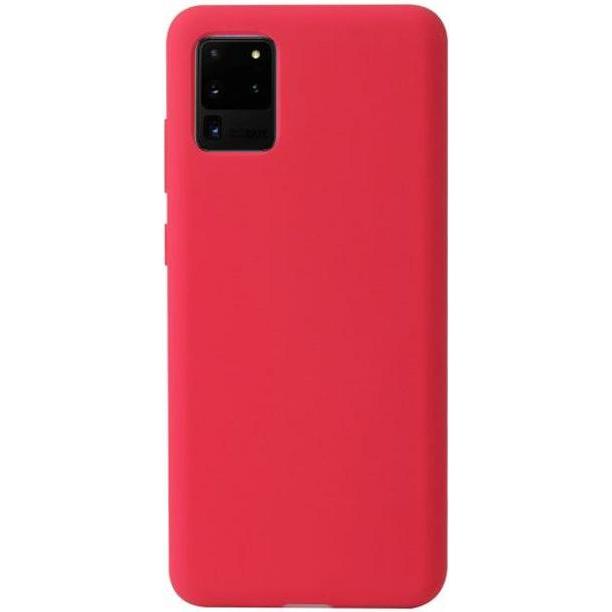 MU Classic Liquid Silicone Case Series (Samsung Galaxy S20+), Smartphone Hülle, Rot