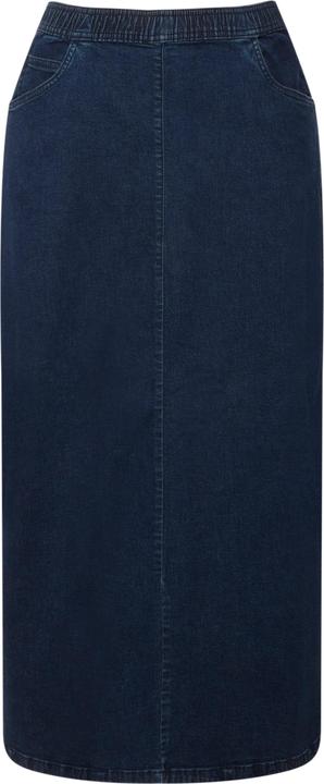 Image du produit Ulla Popken Jupe en jean évasée, taille élastique (62)