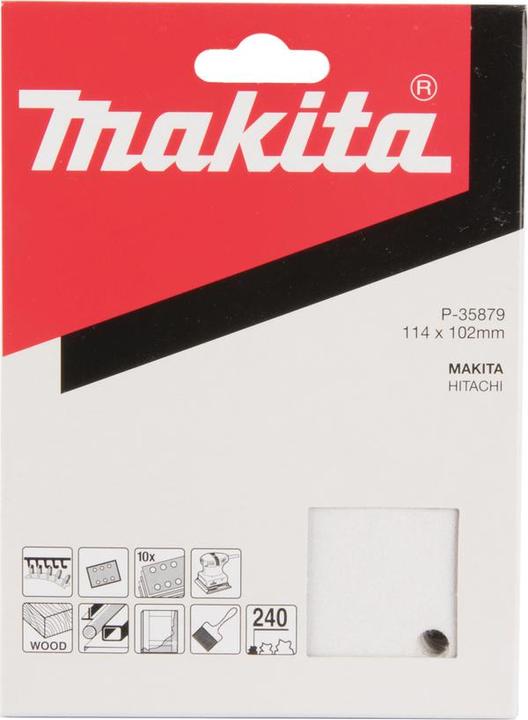 Produktbild Makita Schleifpapier Klett 115x102mm Korn 240 (240)