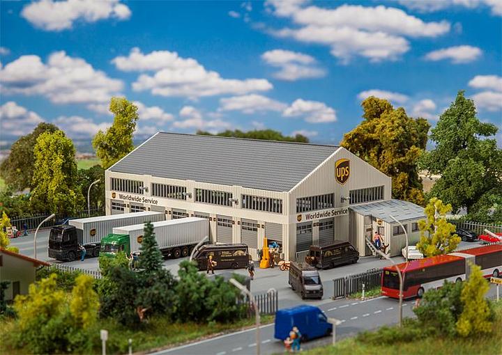 Produktbild Faller Logistikhalle UPS