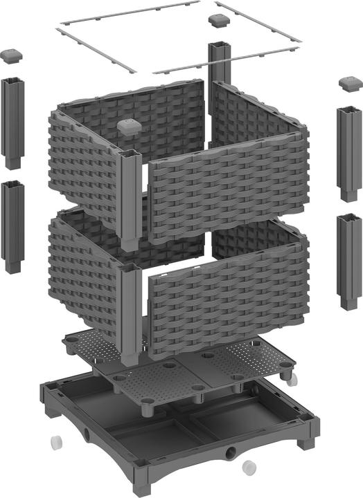 Actual product image Relaxdays Pflanzkübel (40 x 40 x 38 cm)