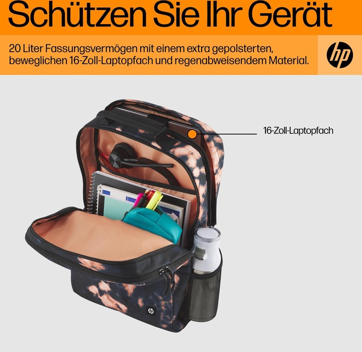 Actual product image HP Campus XL Tie dye Backpack (P) (20 l)