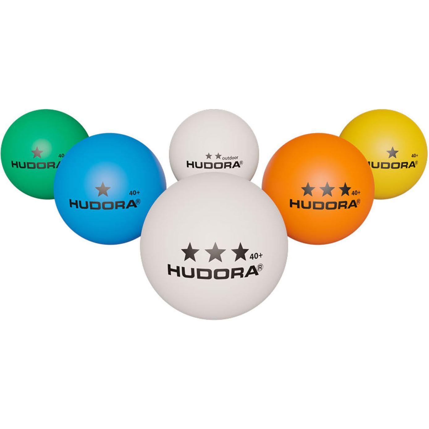 Hudora, Tischtennisball, (6 Stk.)