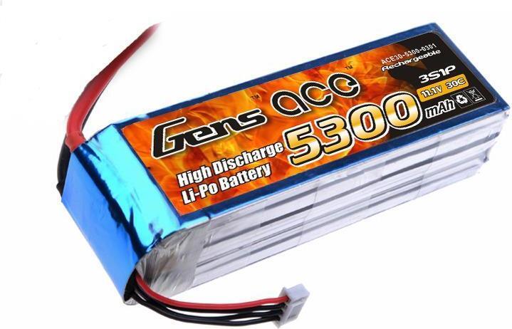 Actual product image Gens Ace Battery (11.10 V, 5300 mAh)