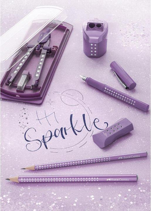 Actual product image Faber-Castell FABER CA. Pencil Sparkle B 118263 violet metallic (B, 1x)
