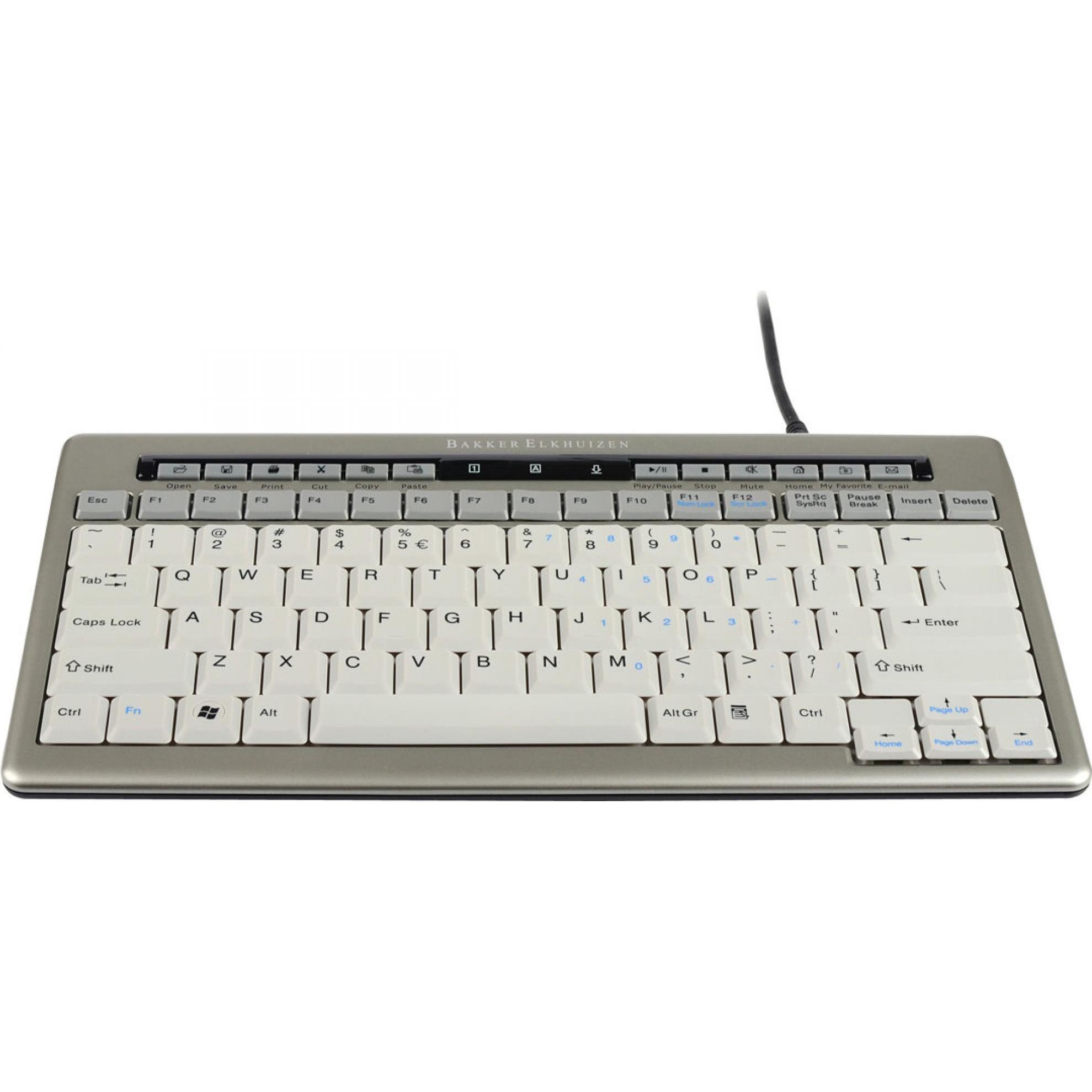 Thumbnail - Bakker Elkhuizen S-board 840 Design (DE, Kabelgebunden), Tastatur, Grau