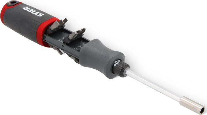 Actual product image Stier Screwdriver with bit magazine, 13-piece