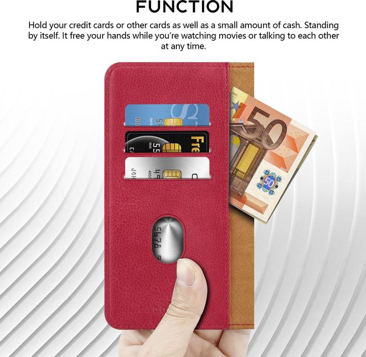 Actual product image Cadorabo Case for Samsung Galaxy A6 2018 Book Cover (Samsung Galaxy J6 (2018))
