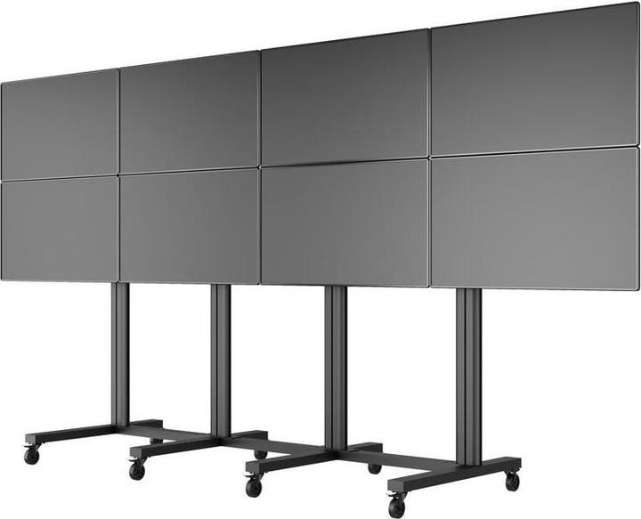 Actual product image Multibrackets M Public Video Wall Stand 8-Screens 40-55" Black