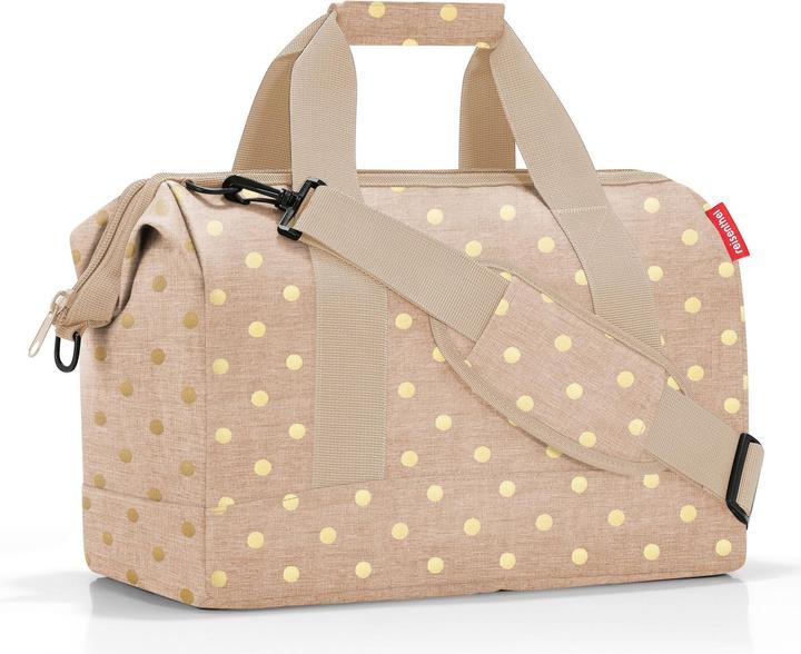 Produktbild reisenthel allrounder M metallic dots coffee