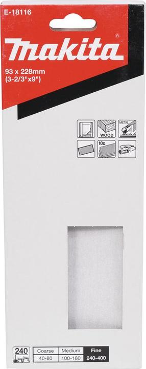 Actual product image Makita Schleifpapier (240)