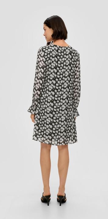 Produktbild s.Oliver Kleid Chiffonkleid mit V-Ausschnitt (34)