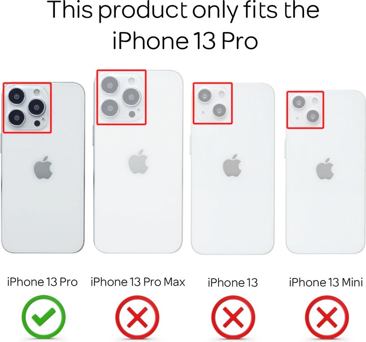Actual product image Nalia Ultra Thin Hardcase (Apple iPhone 13 Pro)