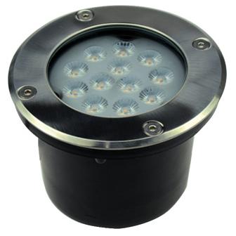 Scharnberger+Hasenbein, Illuminazione esterna, 90077 Lampada da incasso a pavimento a LED Ø120mm x (980 lm, IP67)