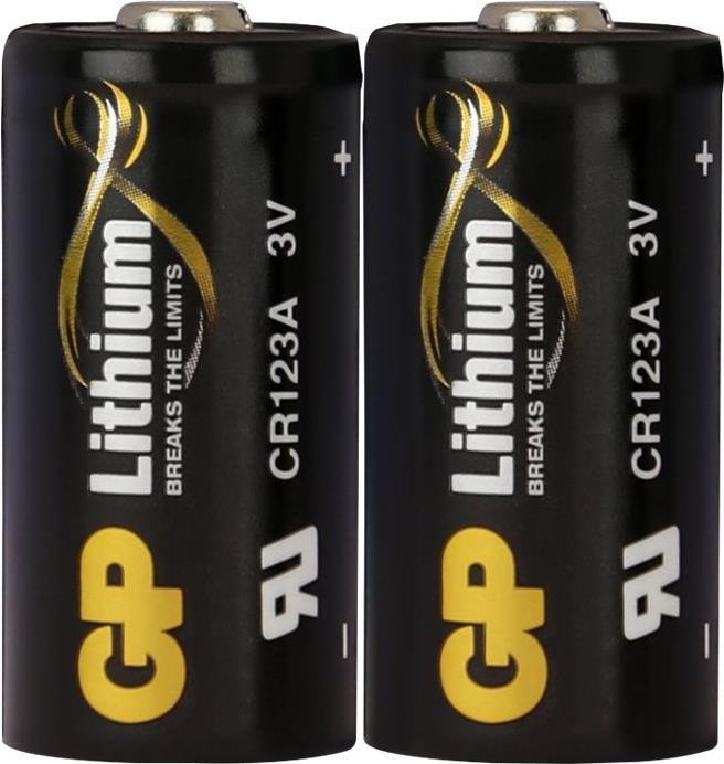 Actual product image GP Batteries Batteries (2 pcs., RCR123A, 1300 mAh)