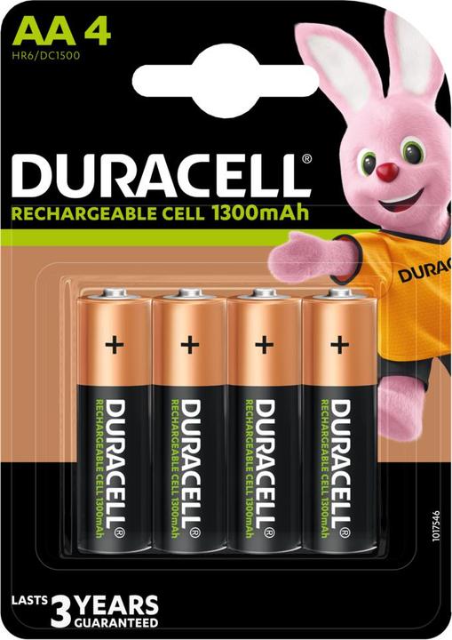 Actual product image Duracell Recharge Plus (4 pcs., AA, 1300 mAh)