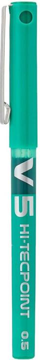 Actual product image Pilot Hi-tecpoint V5 Liquid, green (Green, 12 x)