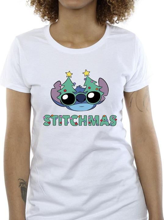 Produktbild Disney Lilo & Stitch Stitchmas Glasses TShirt (M)