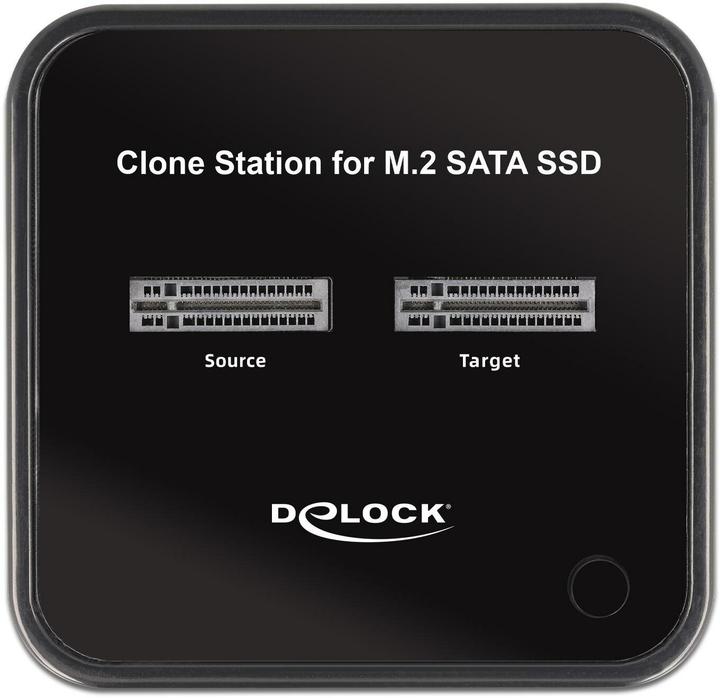 Produktbild Delock M.2 Dockingstation für 2 x M.2 SATA SSD mit Klon Funktion
