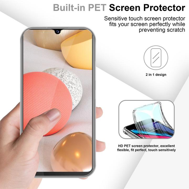 Immagine prodotto Cadorabo TPU 360 gradi di copertura del caso (Samsung Galaxy A42 5G, Samsung Galaxy M42 5G)